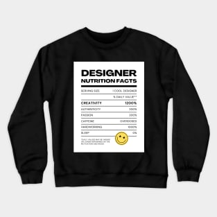 Designer Facts Crewneck Sweatshirt